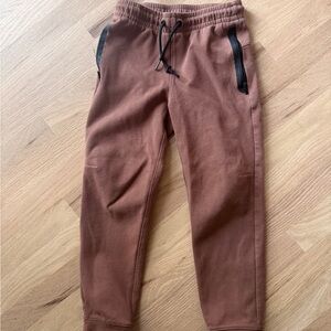 Old Navy Boy's Rust Joggers with Black Accents